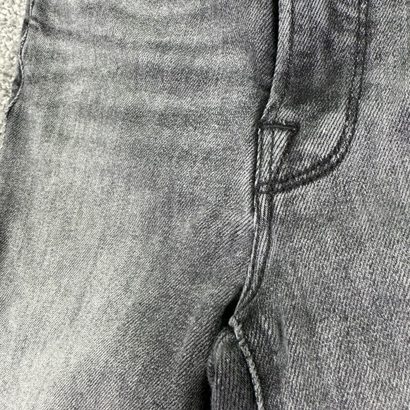Good American Jeans Womens 0/25 Gray Ankle Stretch Denim Charcoal Casual City - Picture 10 of 10